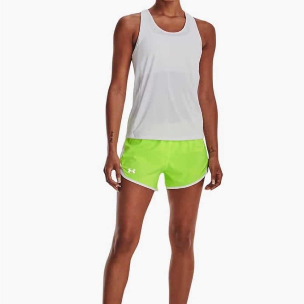 Under Armor Women’s Semi-fitted Neon Heat Gear Shorts sz S